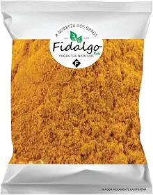 Cúrcuma Açafrão 1Kg Fidalgo Natú Qualidade tem Nome