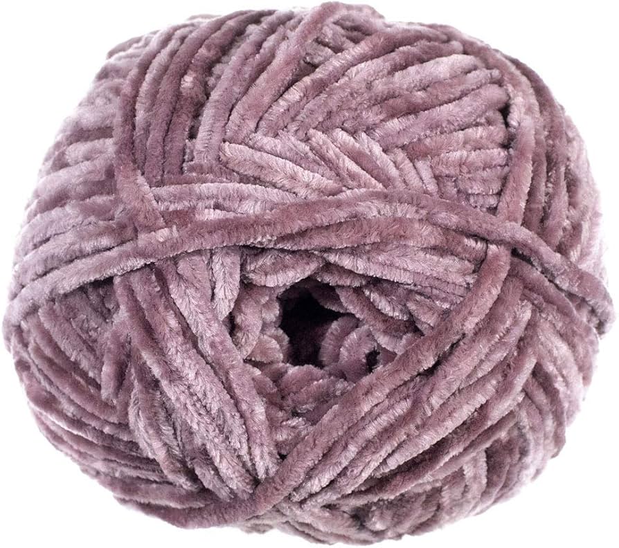 Amazon.com: Craft County 315 Yards of Medium Velvet Yarn – 100