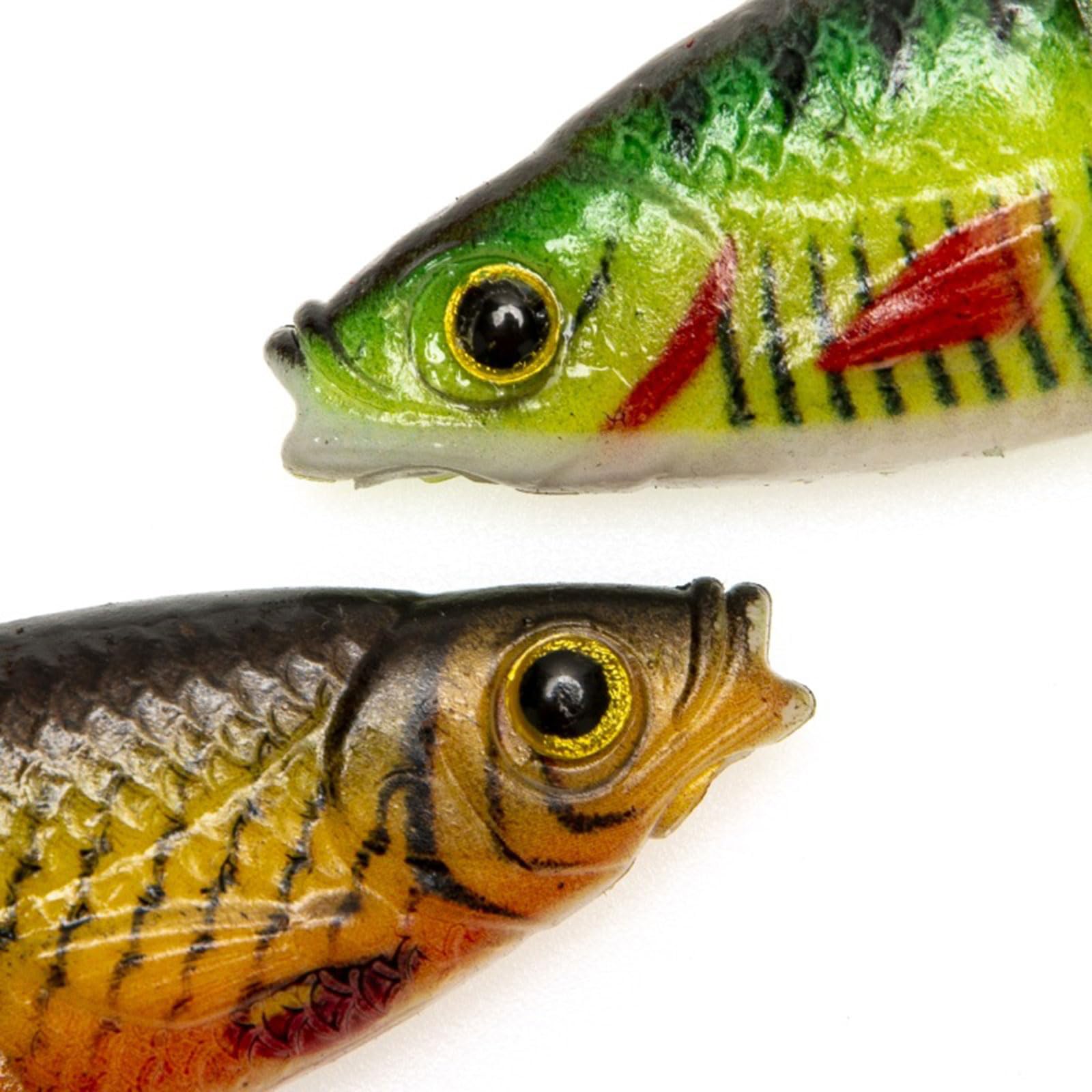 Appâts de pêche, 2 pièces leurres de pêche Multi-articulés coulants lents leurres de Natation appâts Souples artificiels leurres de pêche en eaux Douces en eaux salées(TF03)
