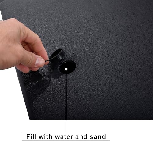 Miniatura 9 de Giantex Aro de baloncesto portátil de 10 pies, altura ajustable de 6.5 a 10 pies, portería de baloncesto de 43 pulgadas, apto para cancha, entrada,