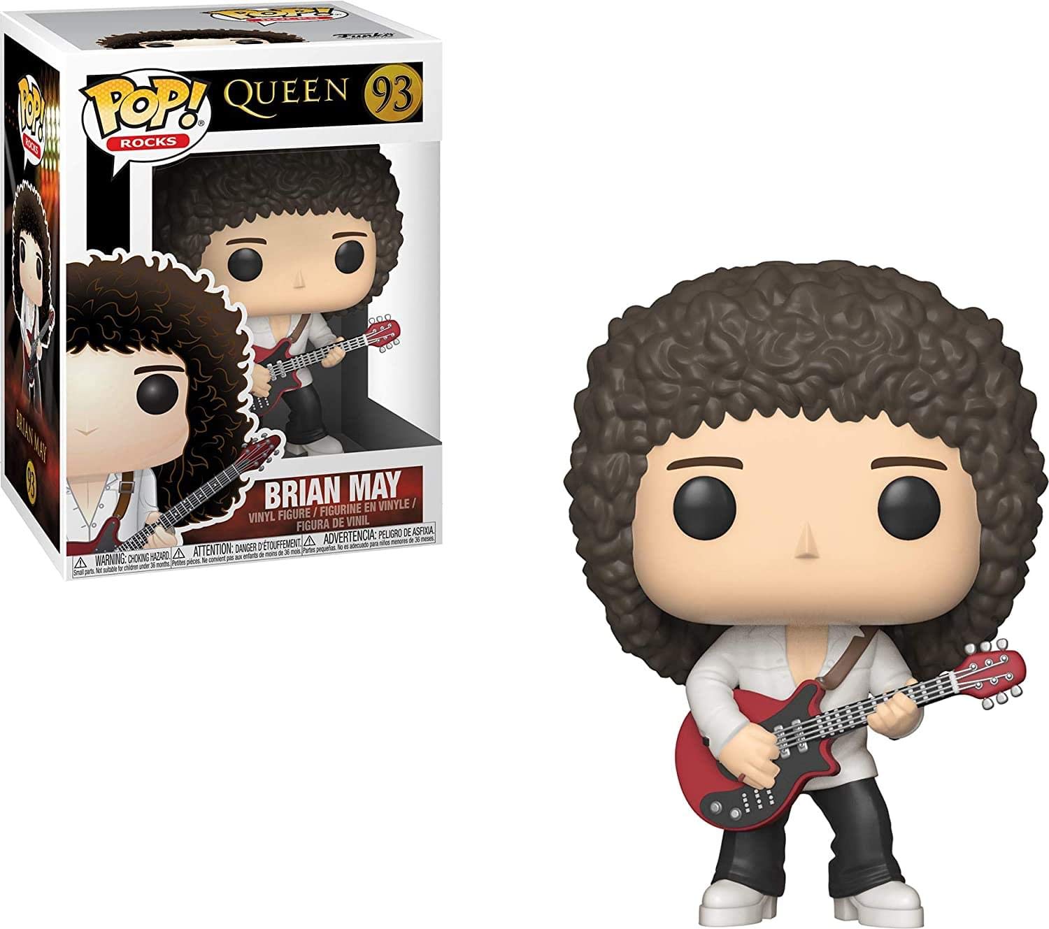 Funko 33720 Pop Rocks: QueenBrian May, Standard, Multicolor