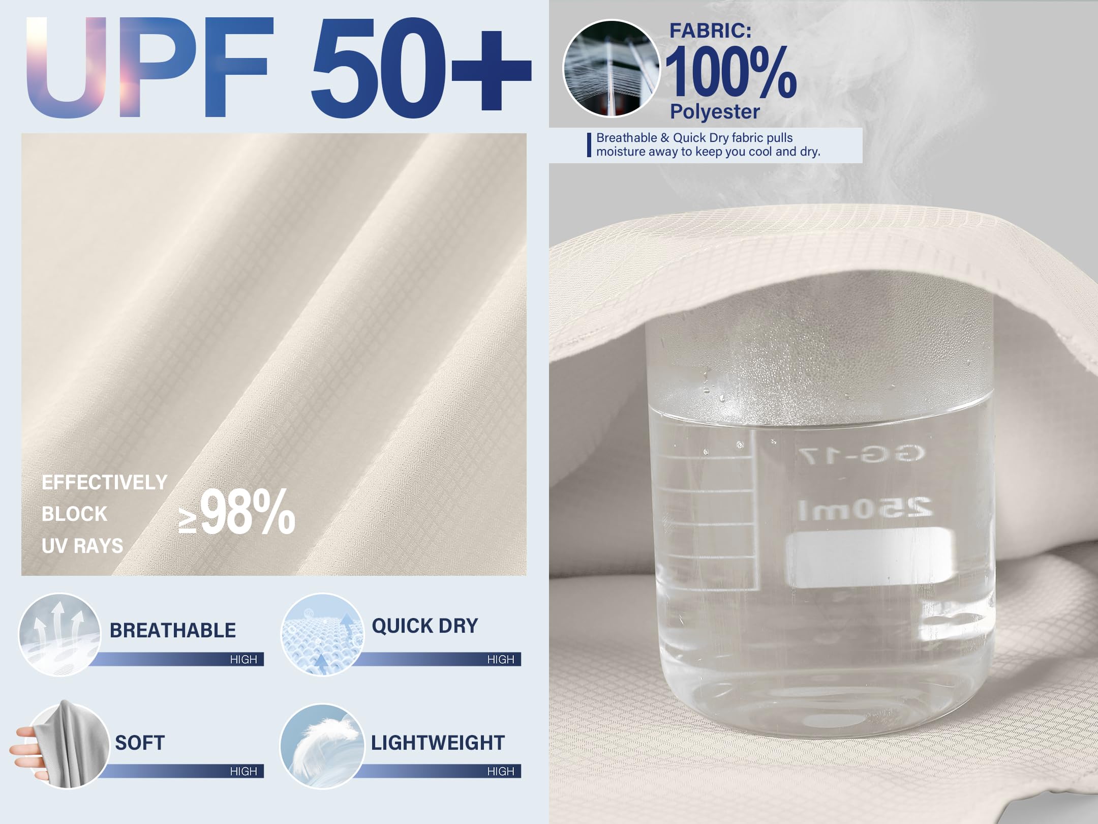 Camisas de safari para mujer, protección solar UV UPF 50+, manga larga, para exteriores, secado rápido, pesca, senderismo, jardinería