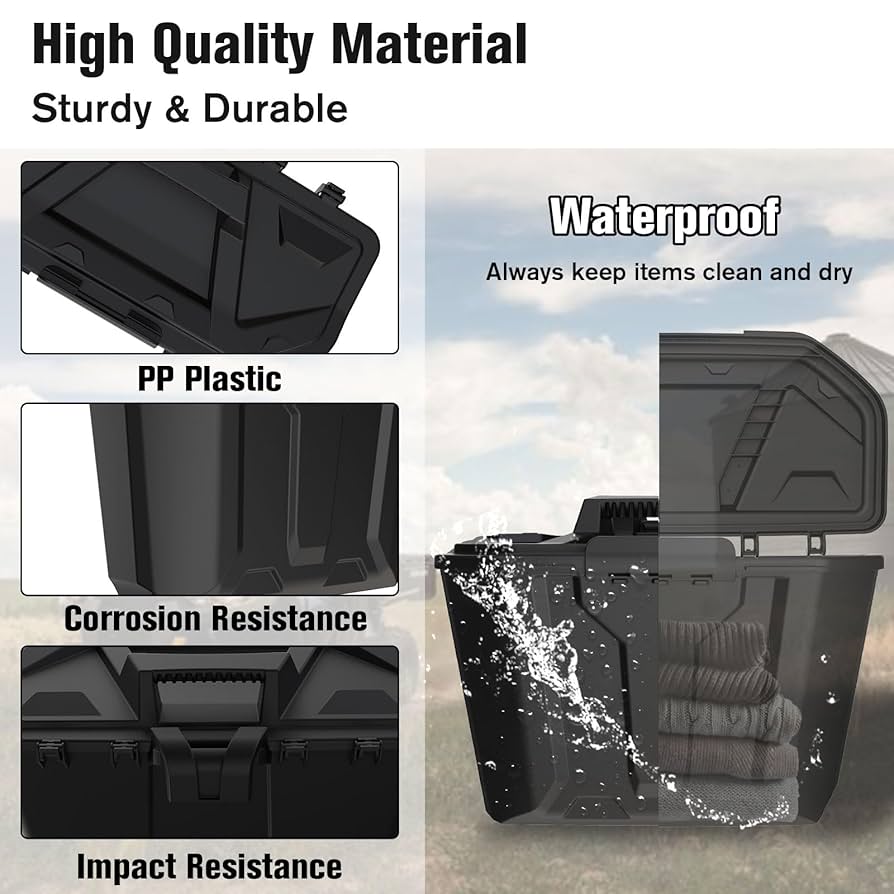 LitMiRaCle Underseat Storage Box For Can Am Defender, Passenger Side