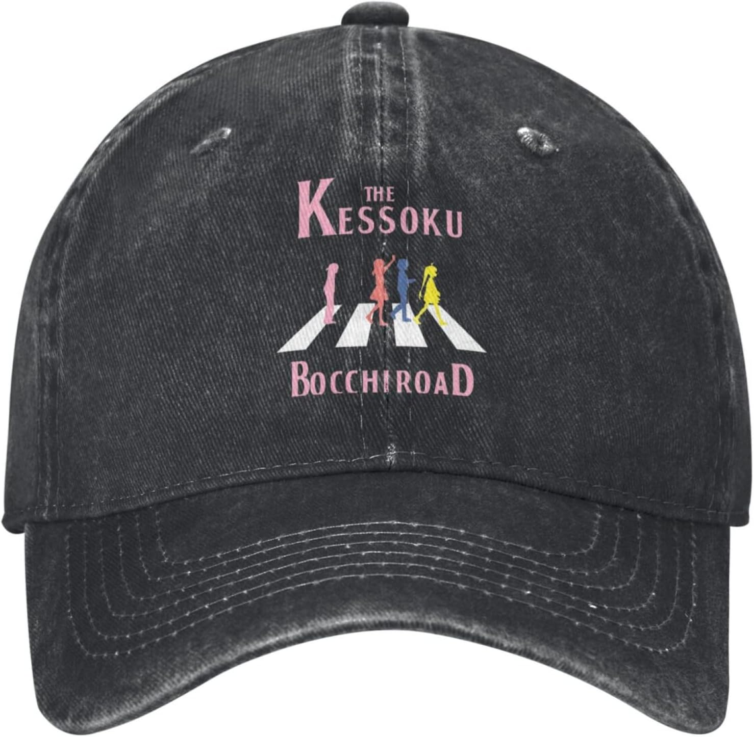 Baseball caps，Bocchi Anime Gotoh Hitori Baseball Cap Bocchi Men Women Sunshade Trucker Hat Summer Casual Kpop Rock Baseball Caps，Girlfriend Gifts