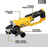 Vista 5 de DEWALT - Kit combinado de herramientas eléctricas de 20 V MAX, 10 herramientas inalámbricas, juego de herramientas eléctricas, 2 baterías, cargador