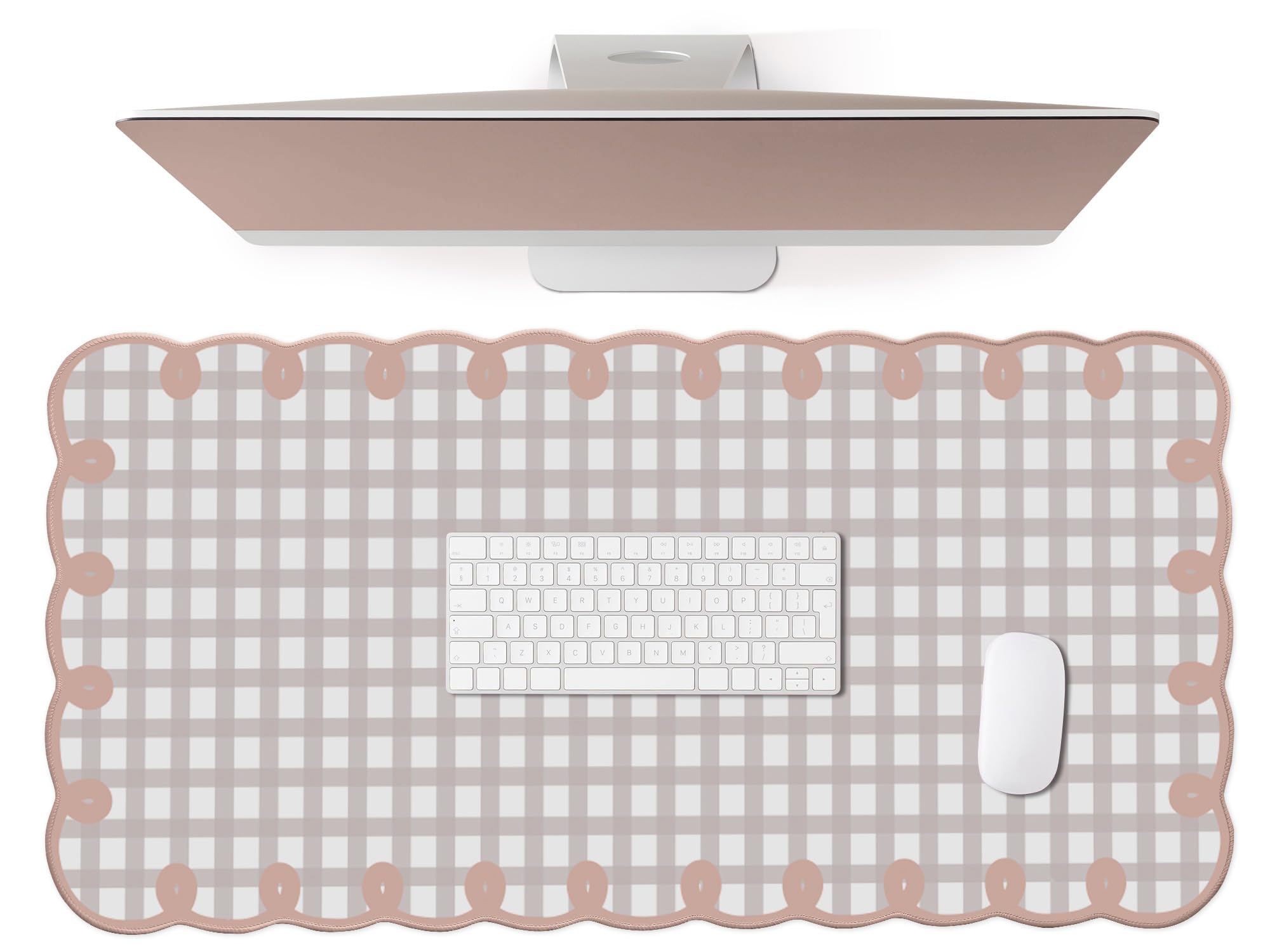 Tapis de bureau rose vintage antidérapant pour protéger votre table - 8