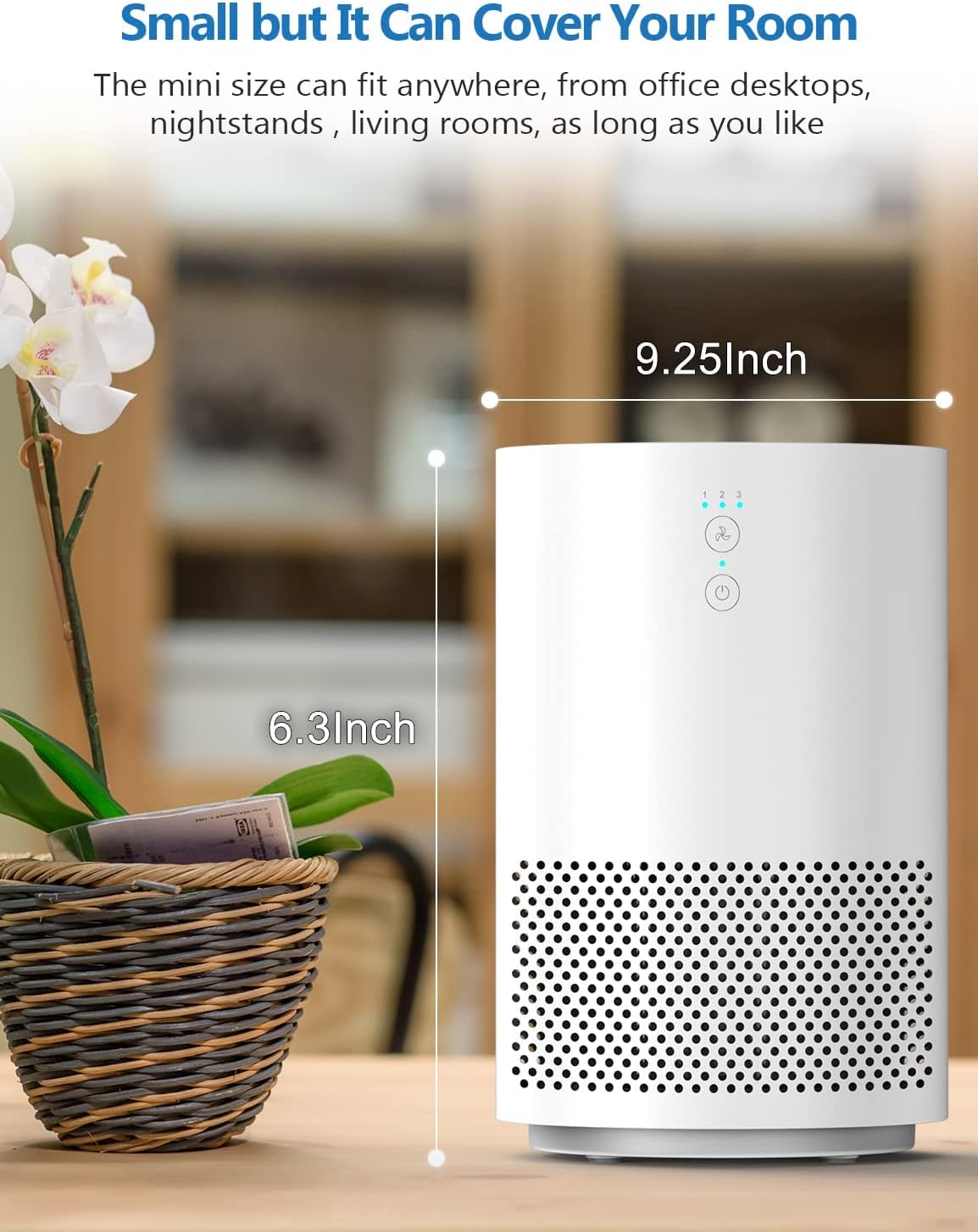 Bеѕt Cуbеr Mоndау 🔥 THE THREE MUSKETEERS III M HEPA Air Purifier for Home Bedroom Office and Desk, High Efficiency Portable Air Cleaner with HEPA Filter