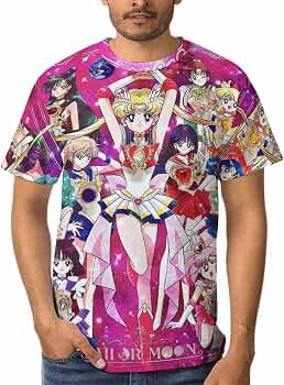 Amazon | [WFCFCN] セーラームーンTシャツ メンズ 半袖 おしゃれ