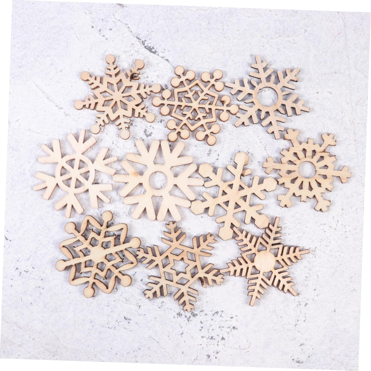 Lurrose 3 Sets Weihnachts-schneeflocken-ornament Weihnachtsbaum-hängeornament Schneeflockenscheibe Zum Aufhängen Weihnachtsparty-hängeornament 80 Stück * 3