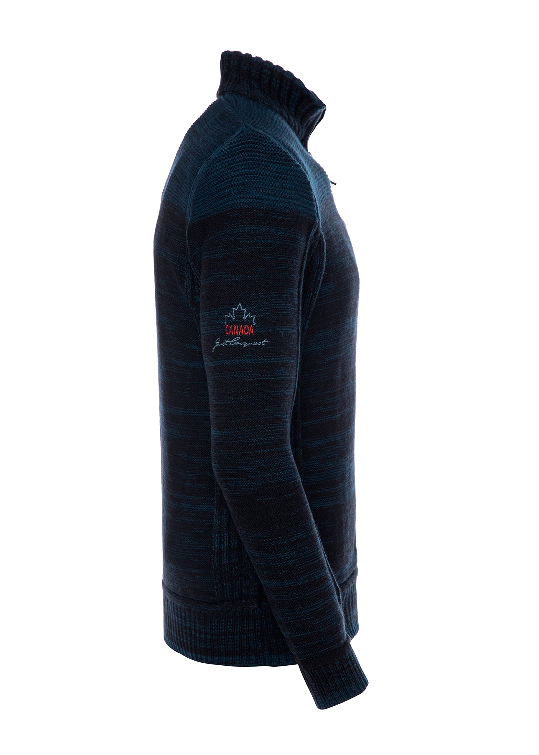 Carisma Strickpullover für Herren ? Herren Troyer mit Stickerei ? Angenehmer Regular Fit Pullover für Büro und Freizeit 7803