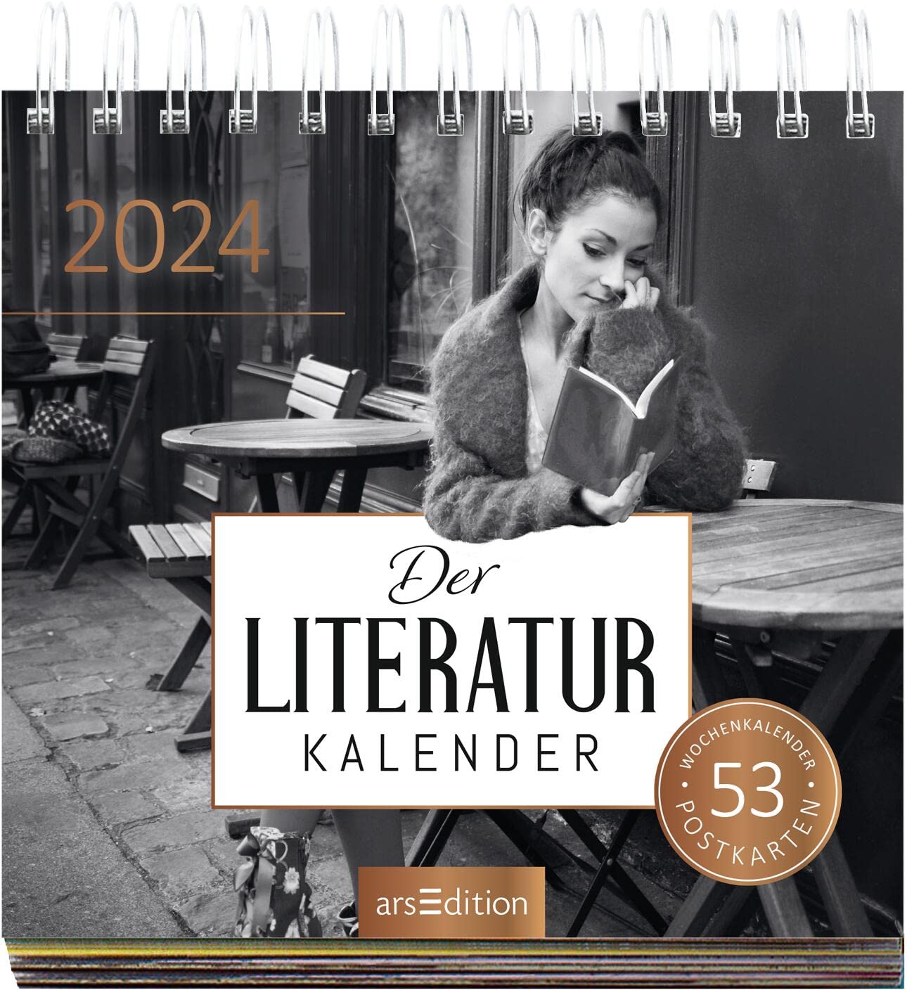 Display Postkartenkalender 2024: Mit 20 x 3 Ex. | Wochenkalender 2024, 53 Postkarten zum Abtrennen und Verschicken