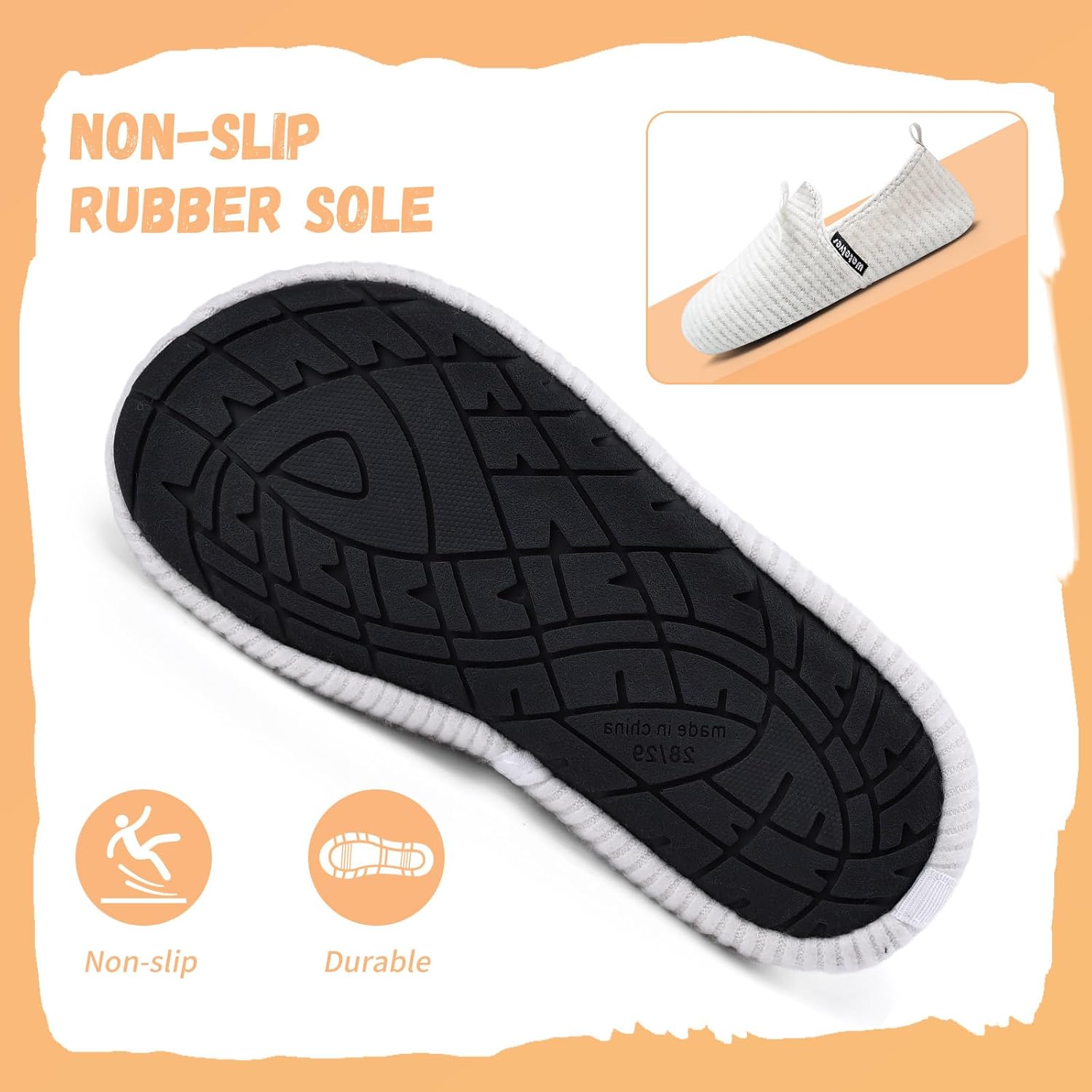 WateLves Kids Toddler Slippers Girls Boys Slip on House Shoes Lightweight Anti Slip Sock Slippers Winter Indoor Outdoor Walking Shoes - Image 4