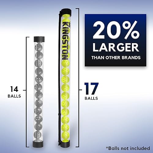 Miniatura 2 de Kingston Premium Pickup Pro el tubo de pickleball más largo, tiene capacidad para 17 bolas, fácil de recoger y no más agacharse, recogida portátil