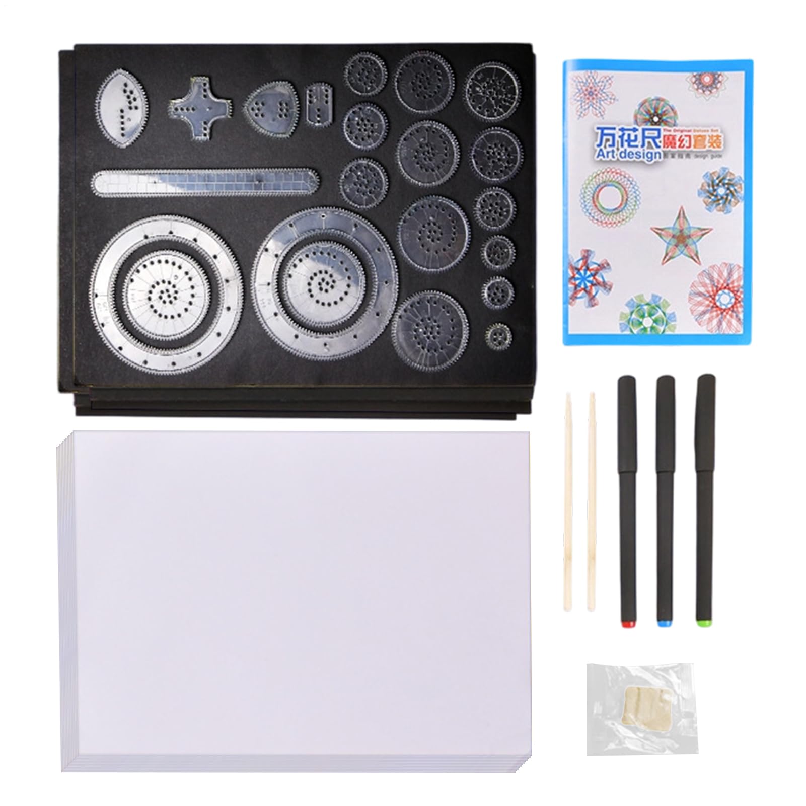 Set dibujo Plantilla manualidades con bolígrafo