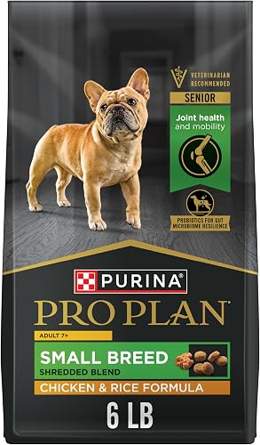 Purina Pro Plan Small Breed 7 Plus Shredded Blend Chicken and Rice Formula Senior Dog Food - 6 lb. Bag