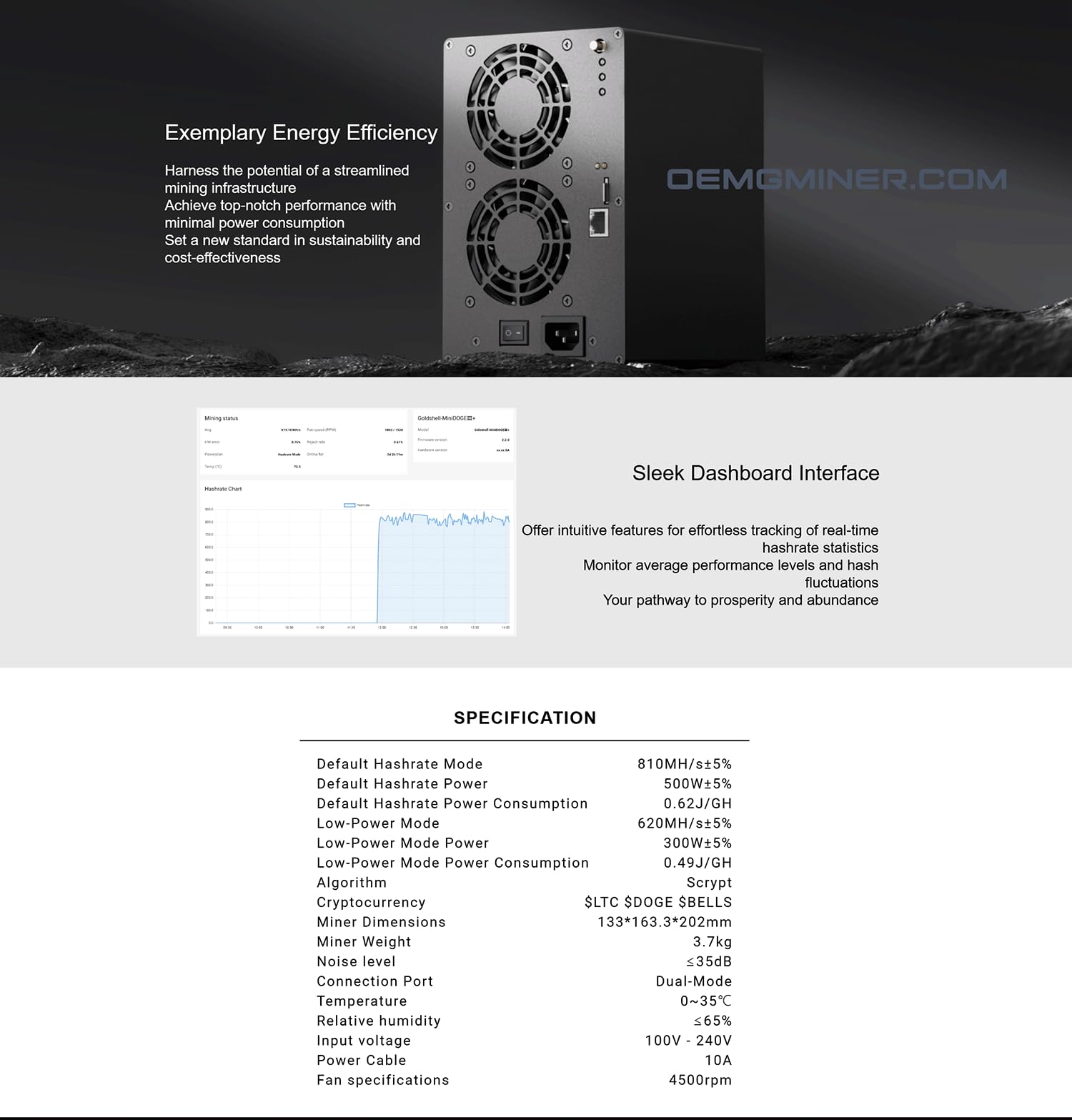 Goldshell MINI DOGE III PLUS【美品】 MINI DOGE III PLUS - Goldshell Official