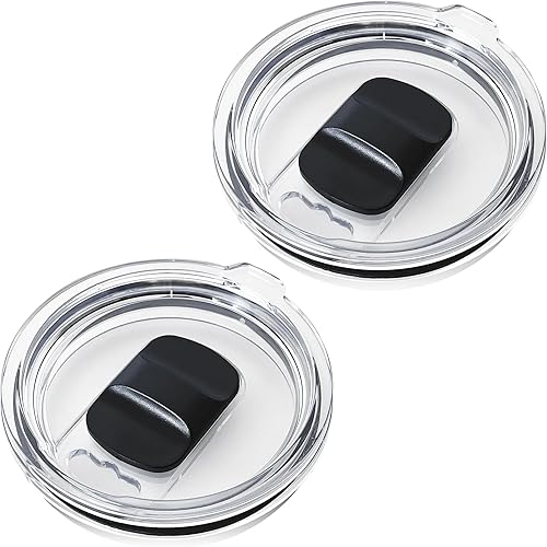 Tapas de repuesto para 2 tazas de viaje de acero inoxidable a prueba de derrames, abiertacerrar, aptas para popotes, adecuadas para tazas con boca disponible en Yaxa El Salvador