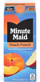 Minute Maid, Pulpy Lemonade Drink Peach Punch, 59 Fl Oz