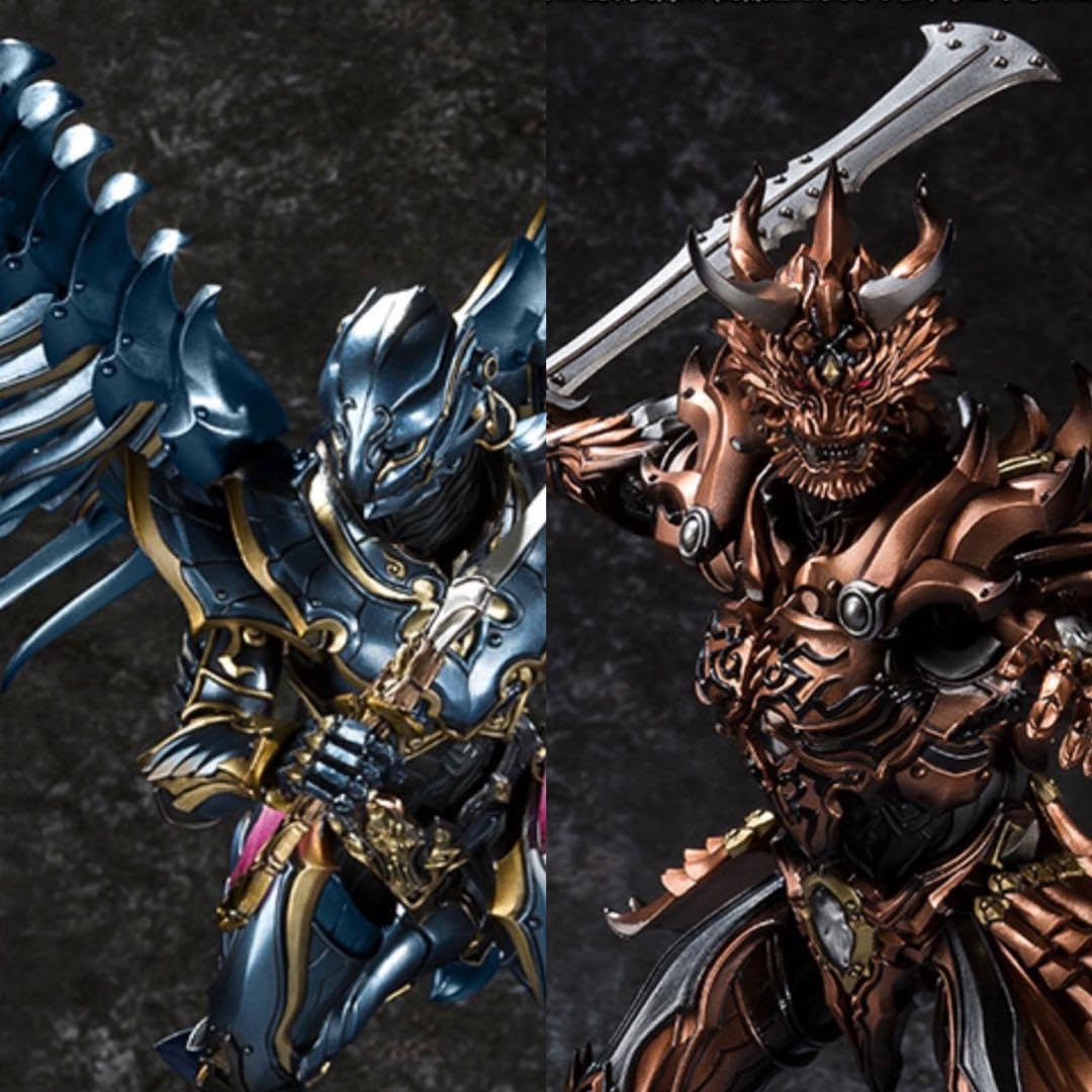 Amazon.co.jp: 牙狼 GARO 魔戒可動 クロウ ギル セット : おもちゃ