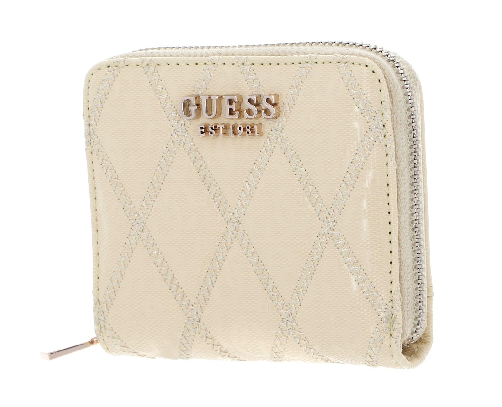 GUESS Geldbörse Adi SLG Zip Around Wallet Pale Yellow hellgelb