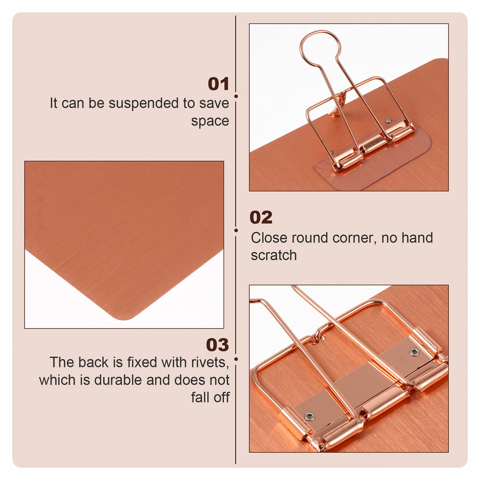 EXCEART 10 Piezas A5 Carpetas De Archivos De Bolsillo Con Férula De Notas A5 Portapapeles Con Clip De Perfil Bajo Carpetas De Papel Carpetas Negras Portapapeles De Bolsillo Mini
