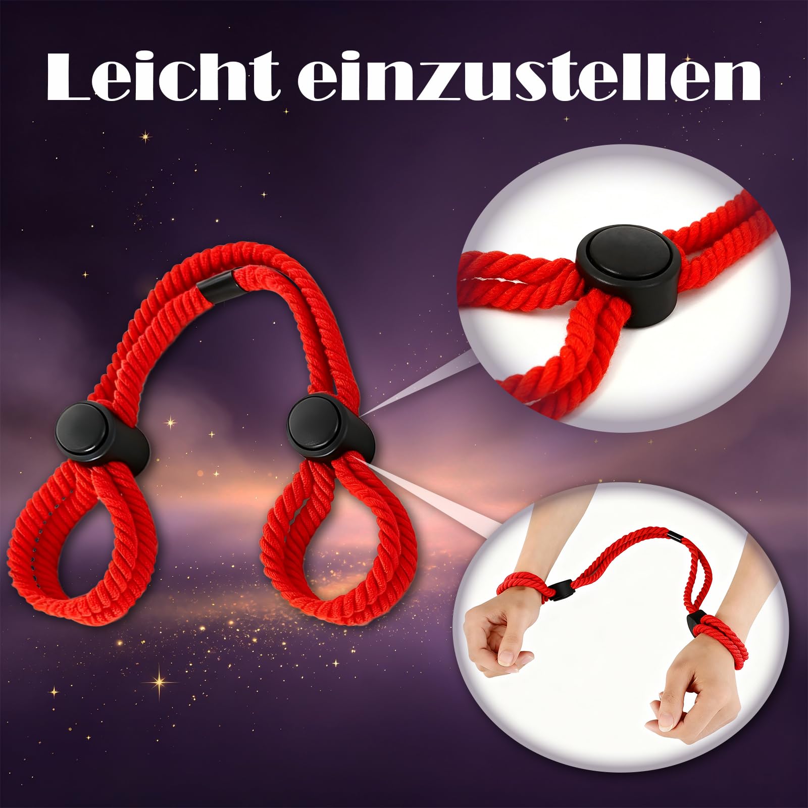 Juego de bondageset Fessel Set Principiante 2 X Bondage Cuerda Sm Bondageseil Pechos Self Bondage Esposas Cama Esposas Juego Bdsm Bondage Cuerdas Cuerda Cuerda Fessel Set para Sexo Selfbondage para