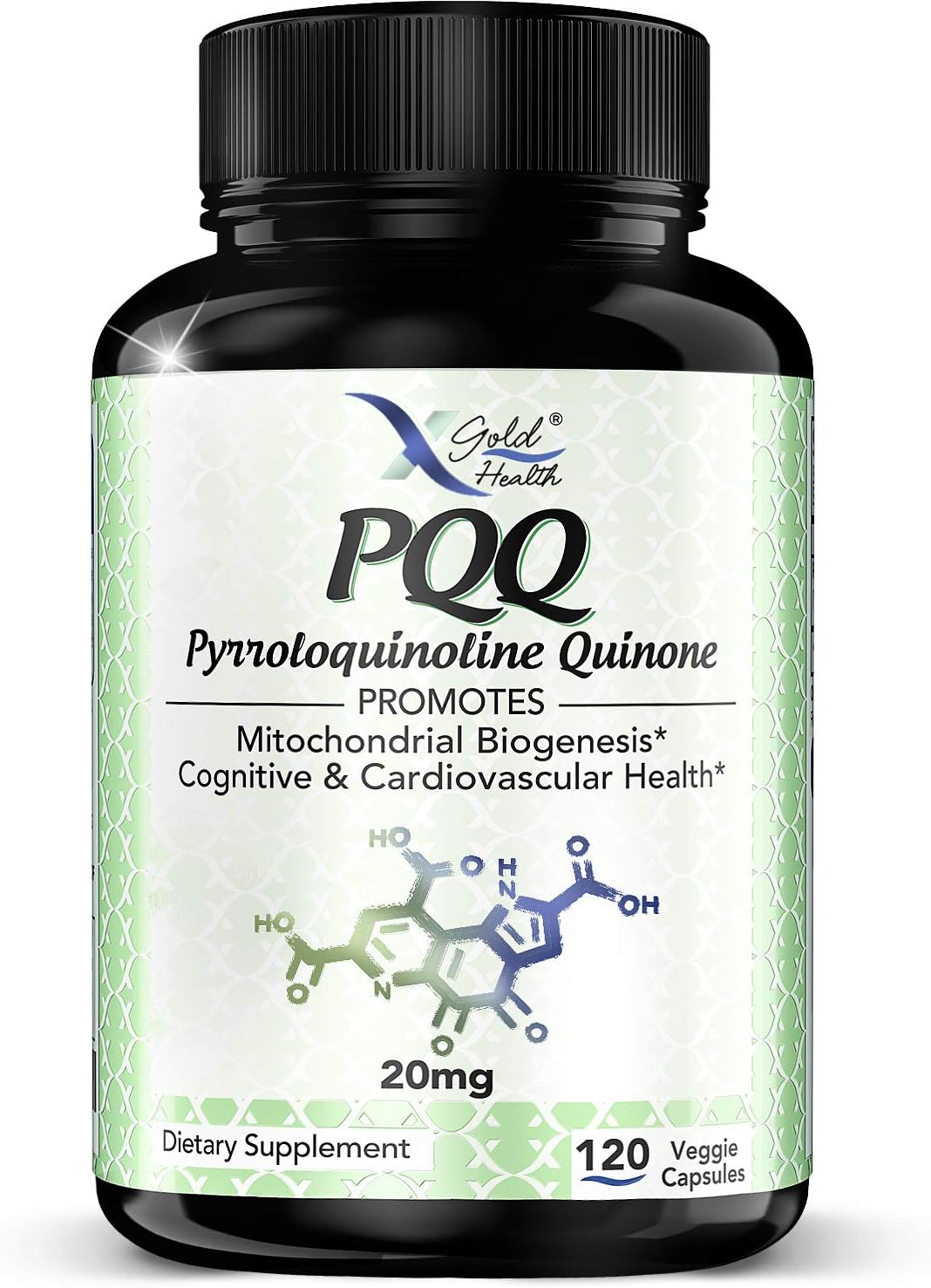 PQQ Supplement Veggie Capsules (Pyrroloquinoline Quinone