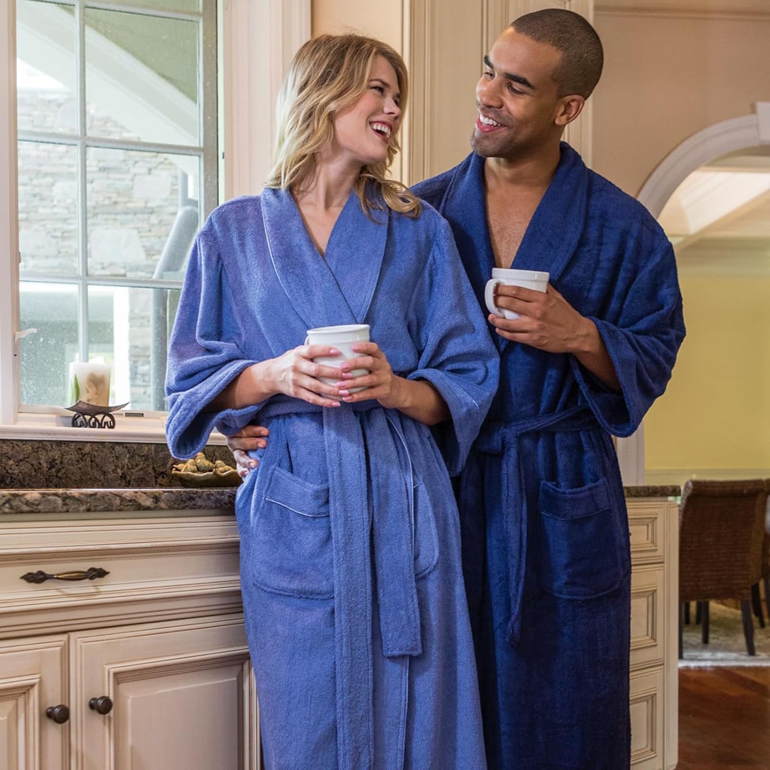 Texere Mens Luxury Terry Cloth Bathrobe EcoComfort - Image 6