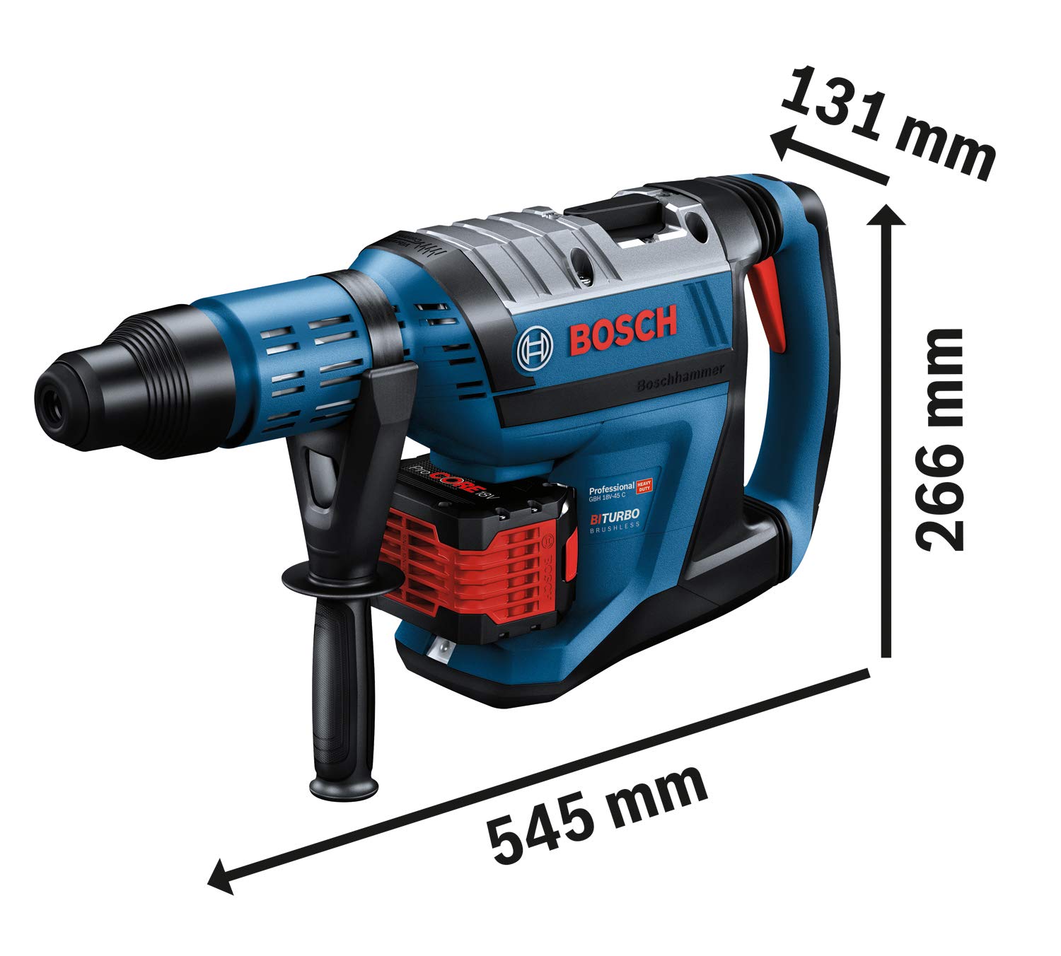 Bosch Professional Biturbo Gbh Akumulatorowy Młot Udarowo-Obrotowy, Niebieski, 12.5 J