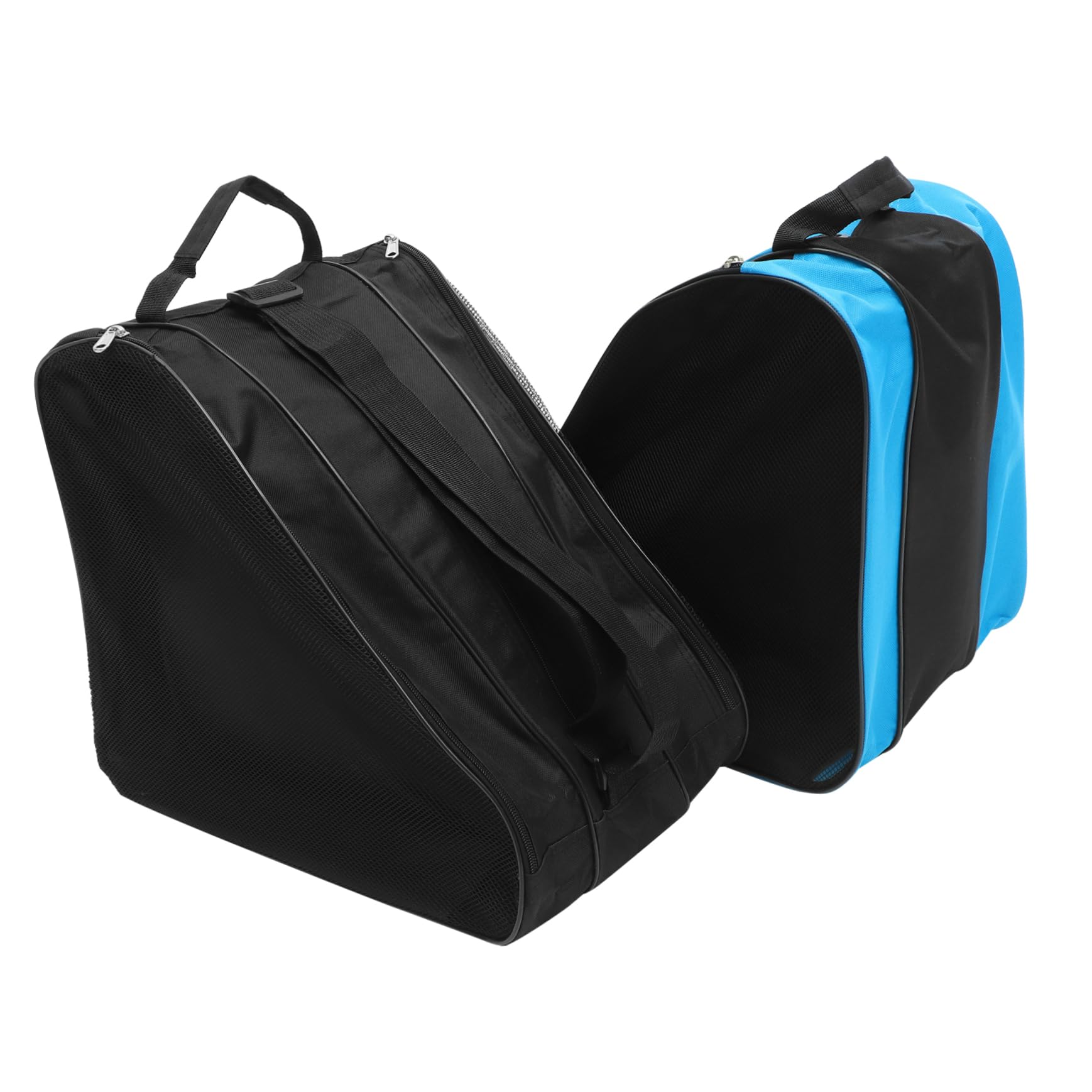 BESPORTBLE Borsa da Pattinaggio Zip Oxford Nero, 2 Unitá, Design Semplice e Funzionale per Conservare Scarpe da Skate Inline o Ghiaccio, per Uso Esterno