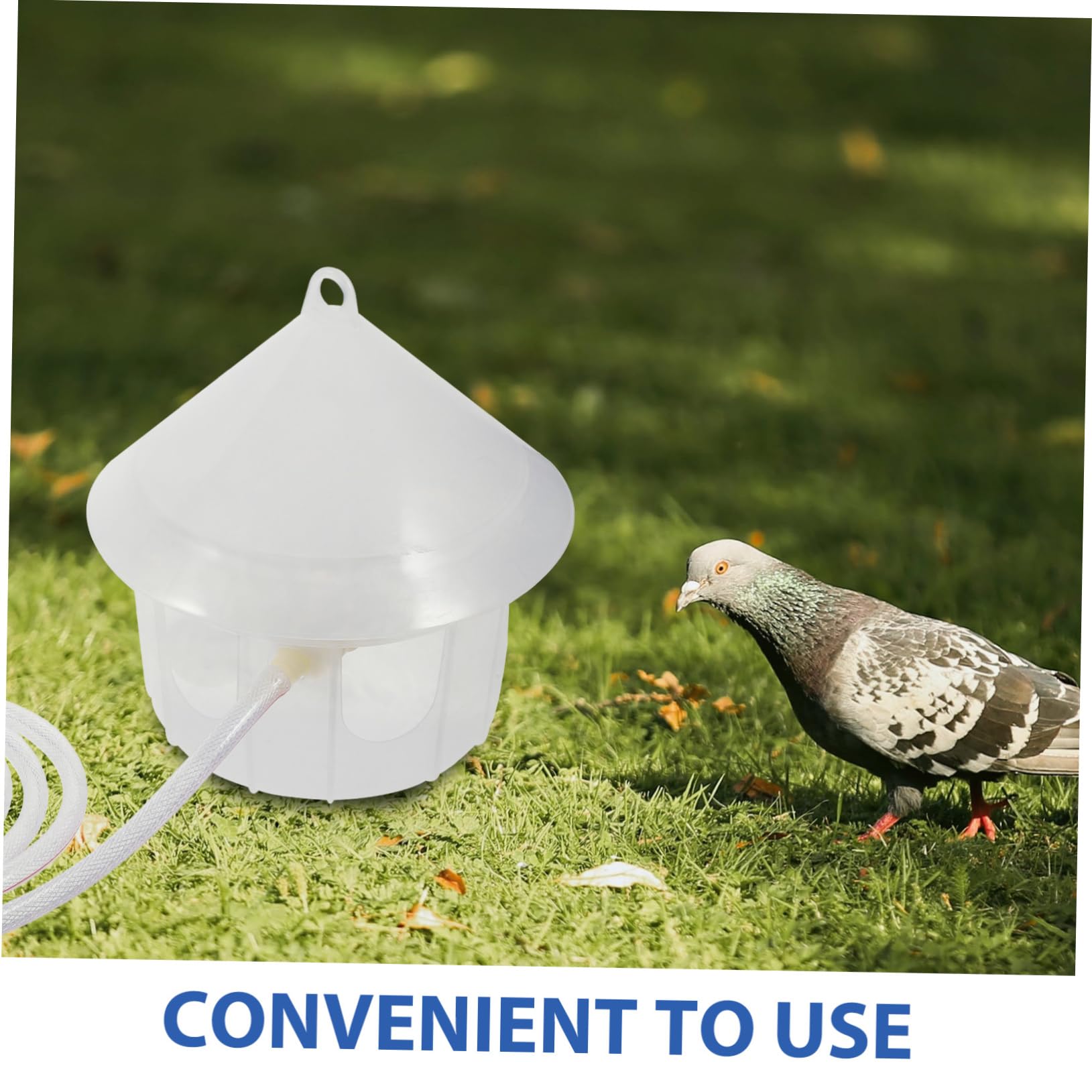 UPKOCH Bebedero para Palomas Dispensador De Agua Automático Comedero para Pájaros De Plástico para Uso Jaula