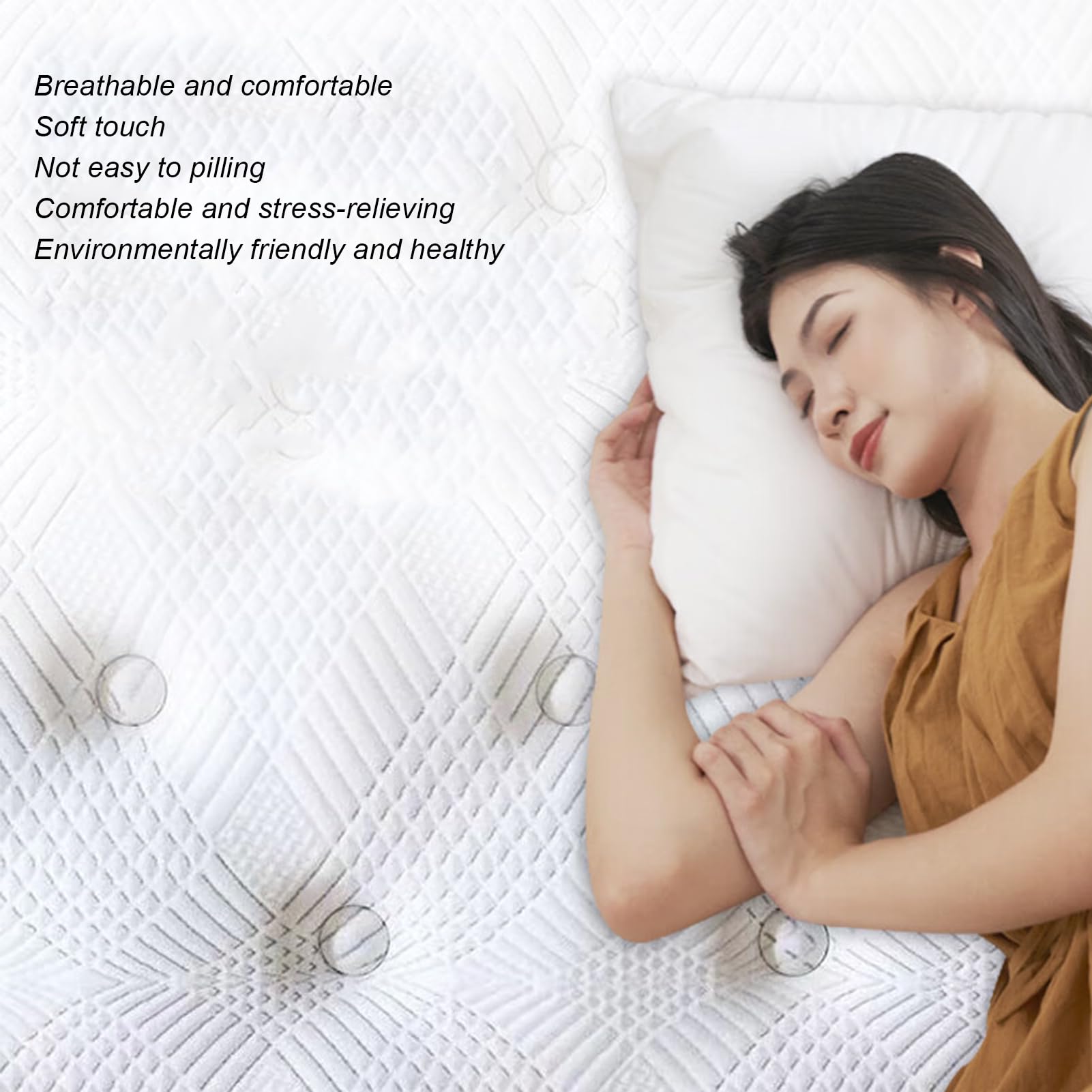 Materasso Queen 10 Pollici Memory Foam Materasso Queen In Memory Foam Da 10 Pollici - Gel Rinfrescante, Sollievo Pressione | Materasso In Scatola Materasso In Gel Rinfrescante
