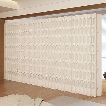 Paper Room Divider,Paper Room dividers and Folding Privacy Screens,Room Dividers Foldable Retractable Room Divider Privacy Partition200x43x200cm/78.7x16.9x78.7in