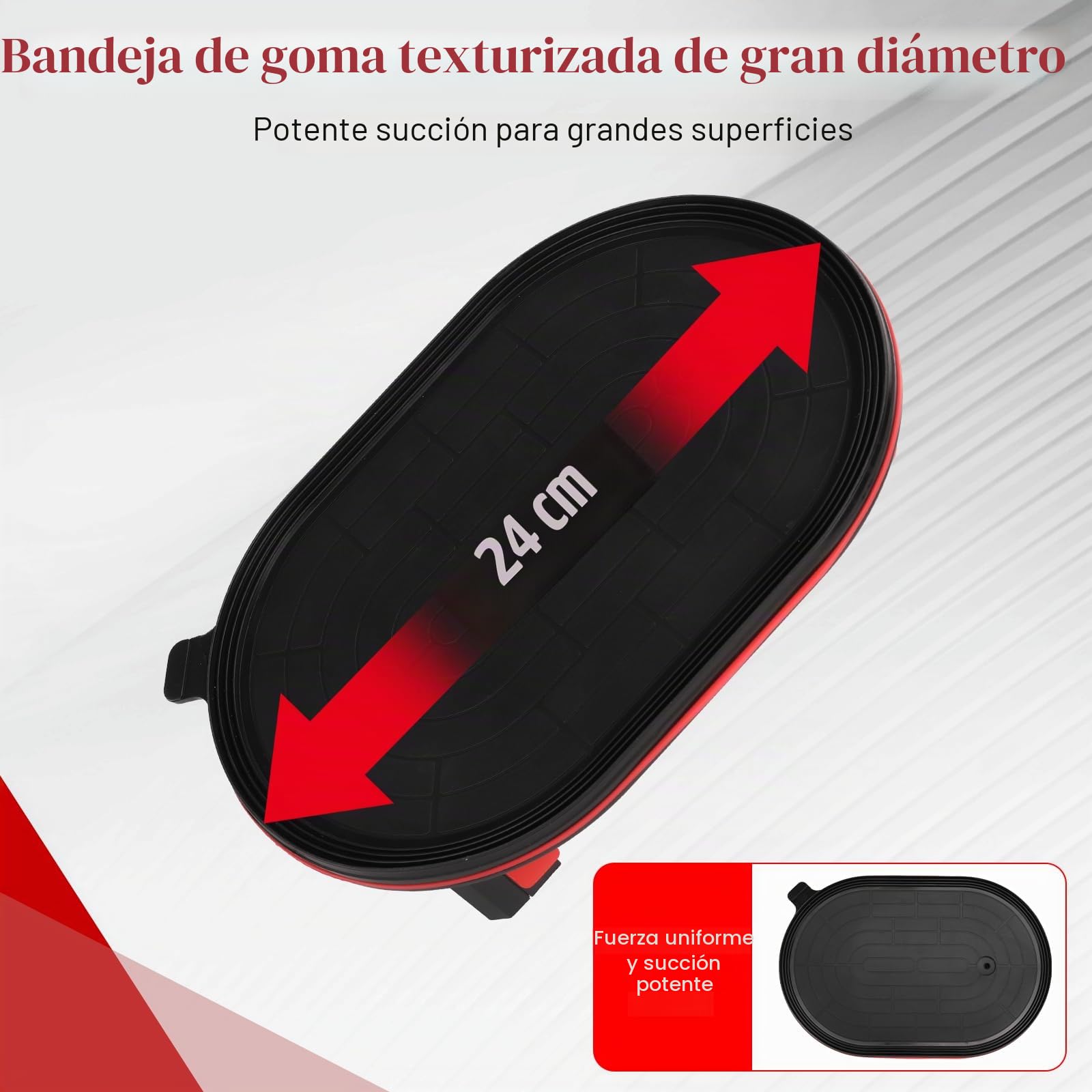 WingFly Ventosa Eléctrica 24 cm con Batería, 2 motores, LCD | Elevador vacío para Azulejos, mármol, vidrio, Ventanas Ventosa potente profesional para colocación de baldosas