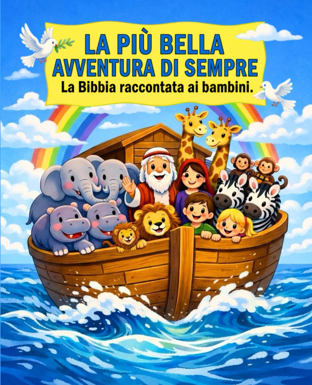 LA PIÙ BELLA AVVENTURA DI SEMPRE - LA BIBBIA RACCONTATA AI BAMBINI: 50 storie illustrate con giochi e attività per aiutare i bambini dai 6 ai 12 anni ad amare la Parola di Dio