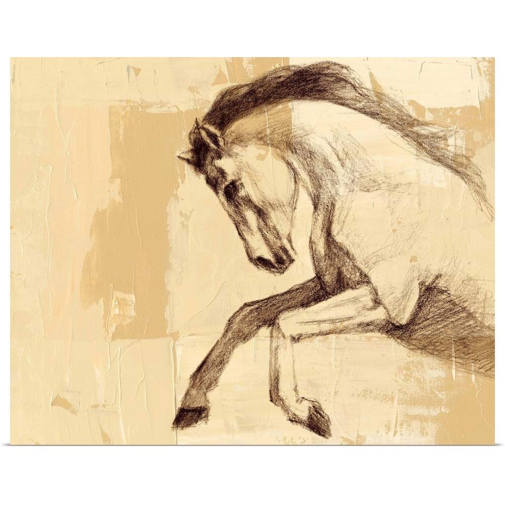 GREATBIGCANVAS Majestic Horse II Poster Print, 45"x36"