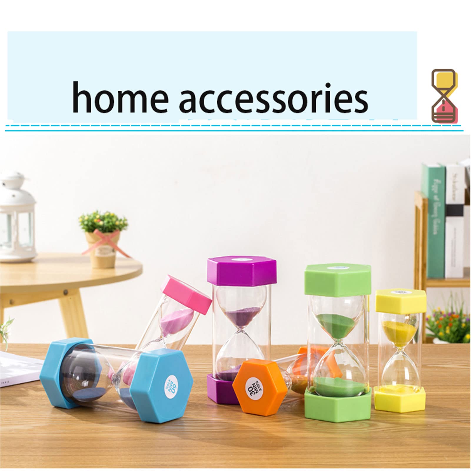 Clessidra Clessidra Timer Set Clessidra Timer for Bambini Classroom Regali Creativi Timer-Piccola Clessidra Set Colori Clessidra Clessidra Clessidra Timer Gestione del Tempo Set Home Office De