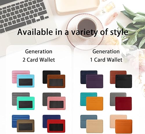 Miniatura 7 de Tarjetero para tarjetas, amarillo+azul pavo real, Tarjetero