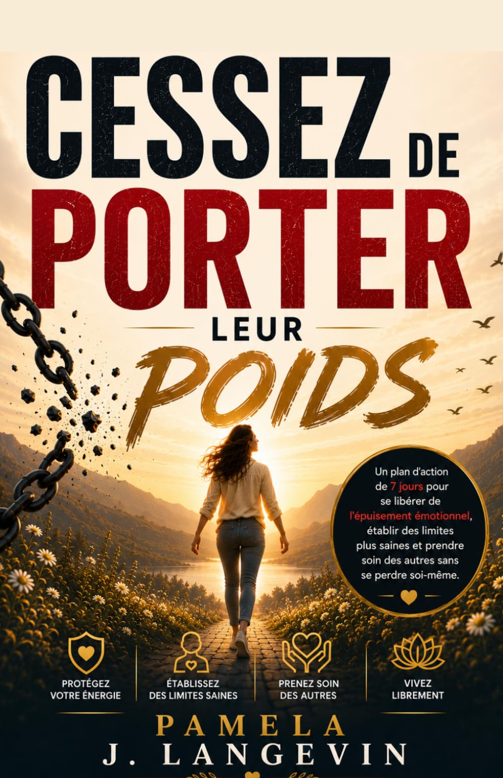 Cessez de porter leur poids: Un plan d'action de 7 jours pour se libérer de l'épuisement émotionnel, établir des limites plus saines et prendre soin des autres sans se perdre soi-même.