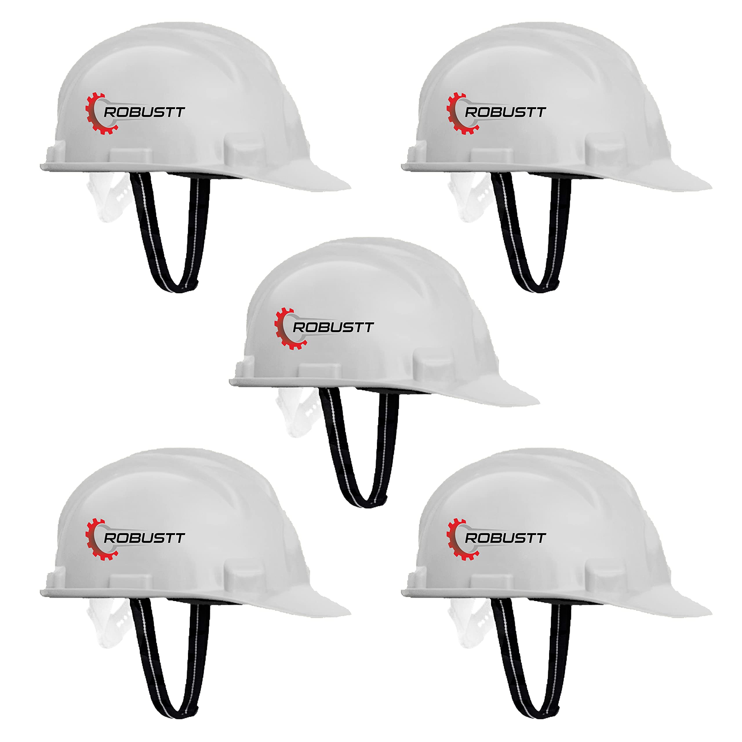 Robustt X Shree JEE Nape Type Adjusment-Safety Helmet,Construction Helmet, Protection for Outdoor Work Head Safety Hat (White, Pack of 5) (B09ZP995K9) Amazon Price History, Amazon Price Tracker