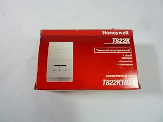 Honeywell T822K1034 Non Programmable Thermostat 24V