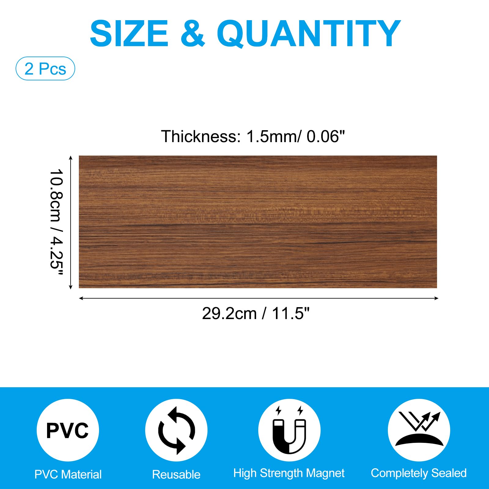 PATIKIL 11.5"x4.25" Magnetic Vent Cover - Image 2