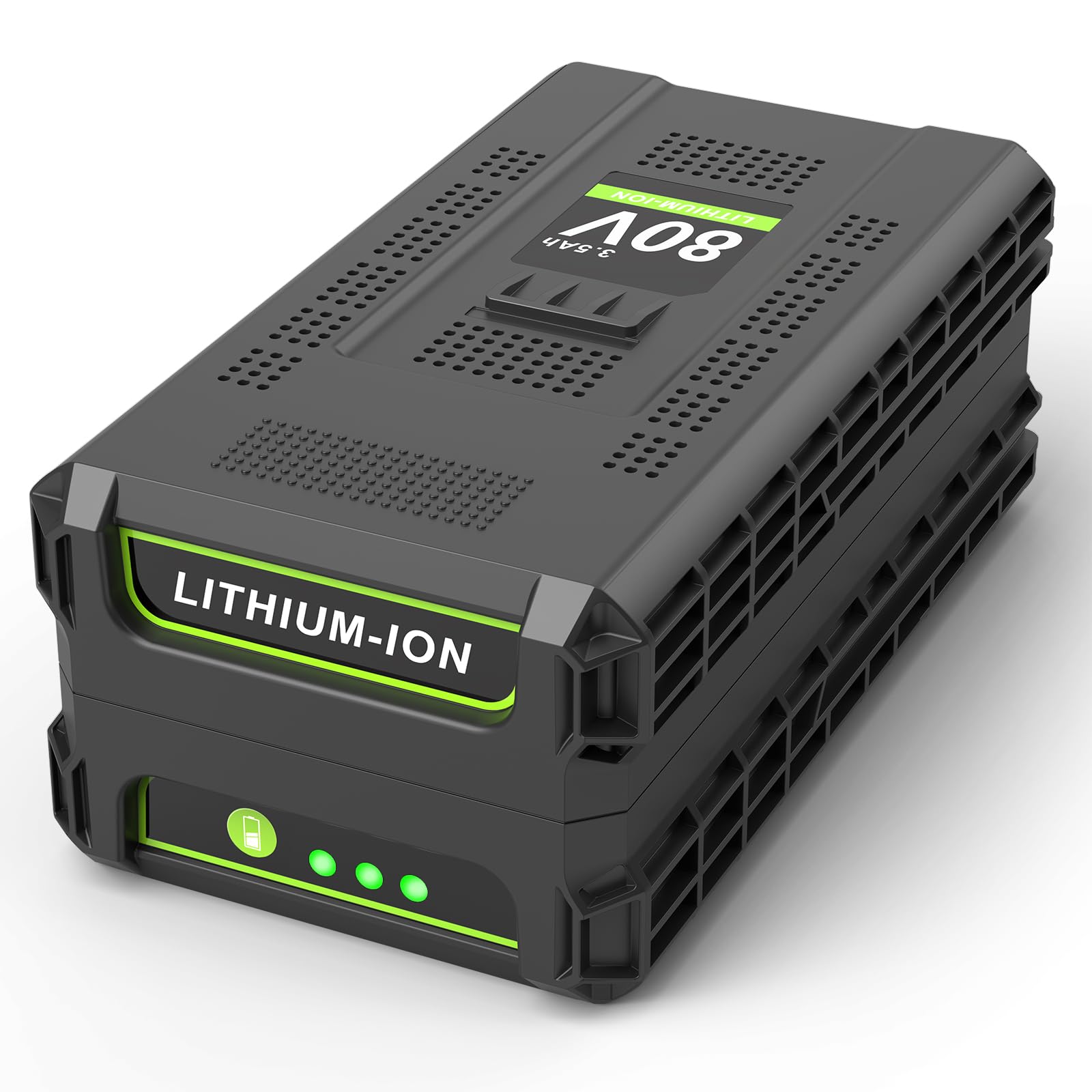 Futurebatt 80V Lithium ion Battery for Greenworks Pro 3500mAh Compatible with Greenworks Pro 80 Volt Battery Replacement GBA80200 GBA80250 GBA80300