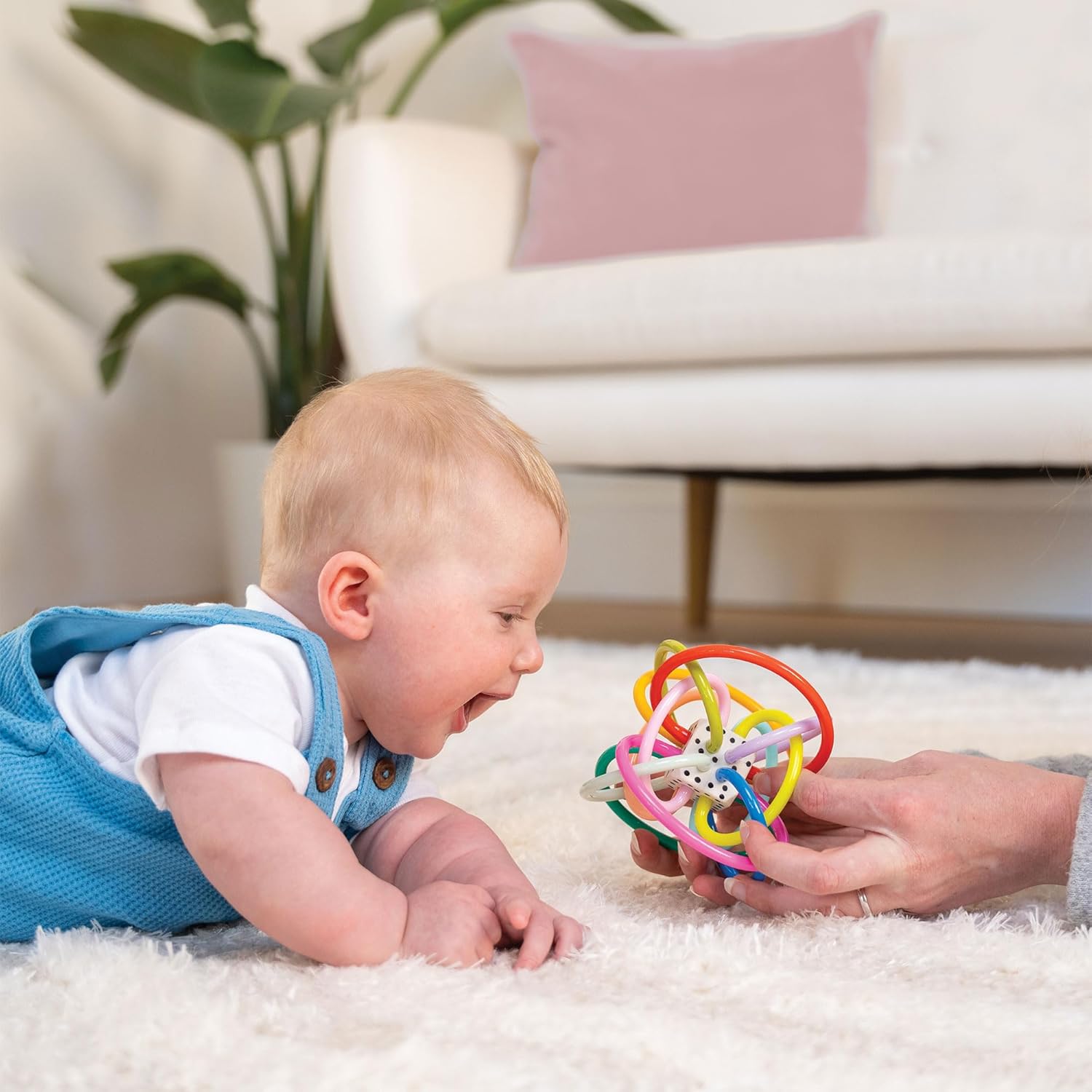 Manhattan Toy Winkel Colorpop Rattle & Sensory Teether Toy image 7