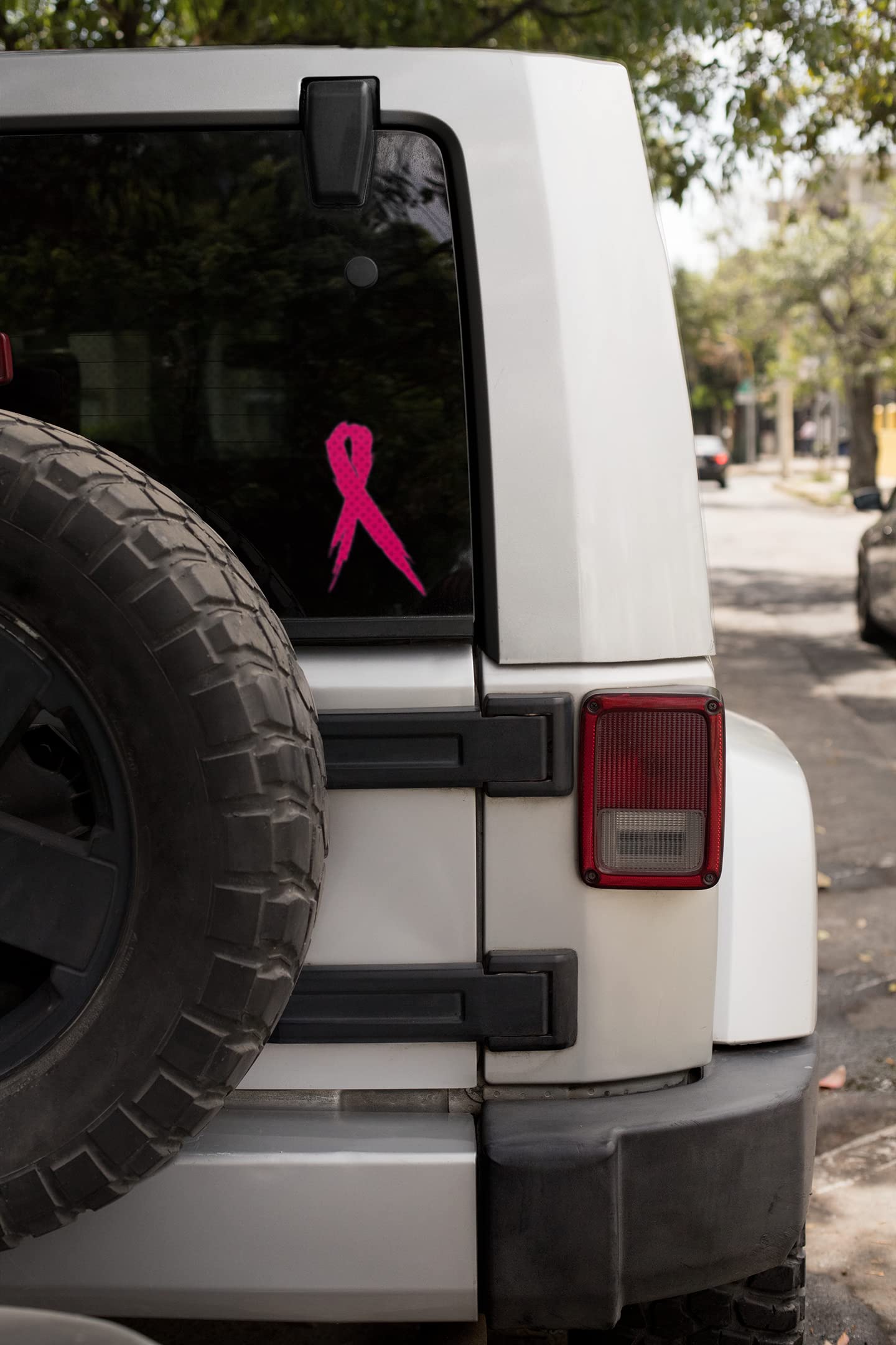 Breast Cancer Pink Ribbon Vinyl Decal Sticker 100% Waterproof