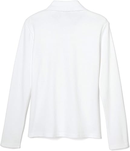 Miniatura 2 de French Toast Little Girls 'bebé LS ajustado Polo de punto con Picot collar