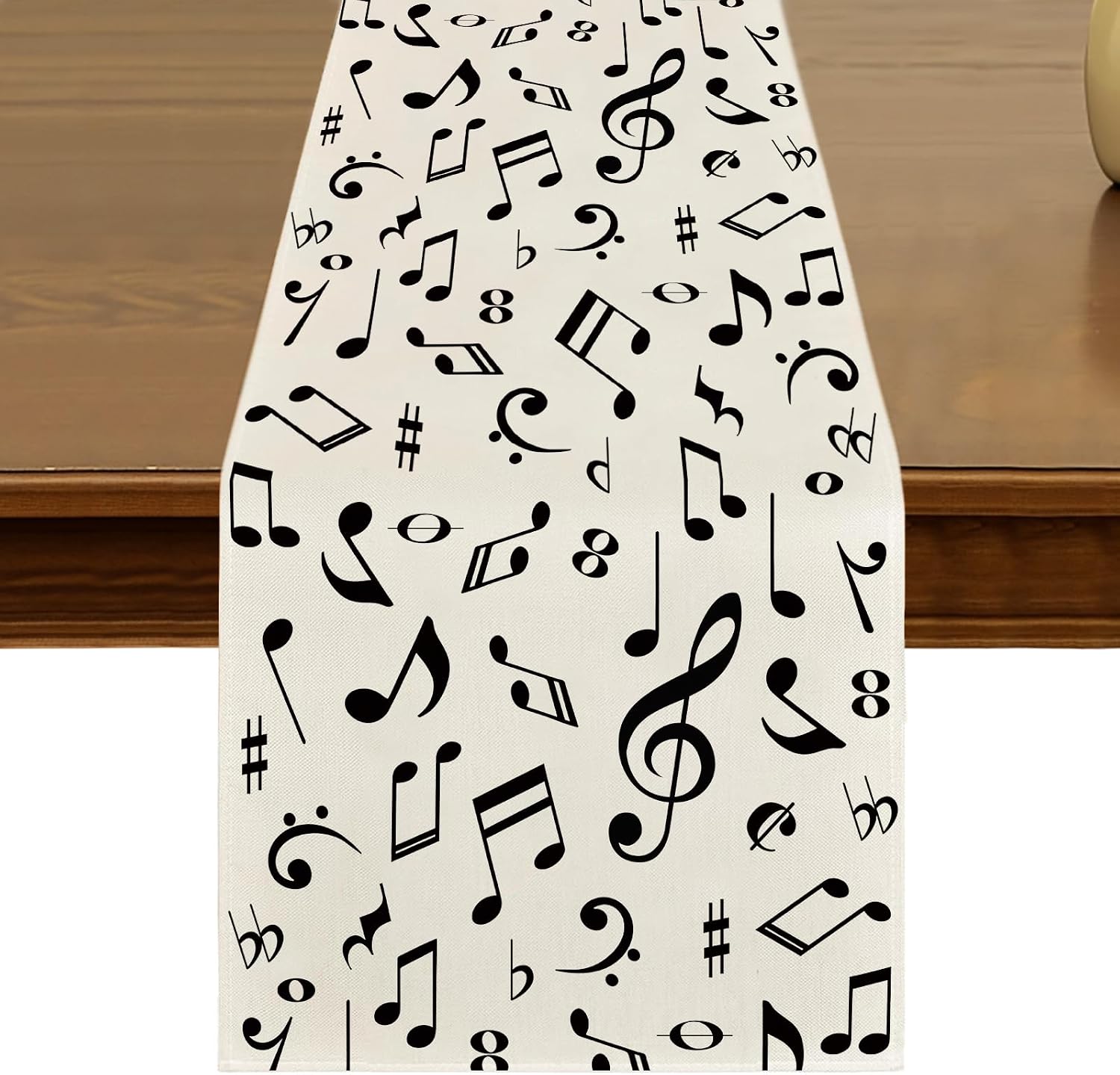 Black and White Diamond Table Runner 13x72 Inch Kitchen Dining Tea Themed Harlequin Checkered Table Decor for Indoor Outdoor Farmhouse Home Party Picnic Decoration ZQ201 image 3