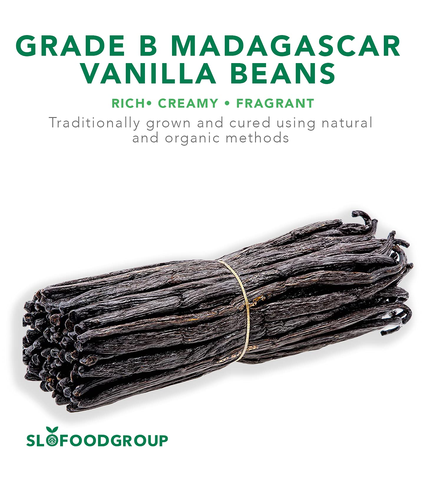 Slofoodgroup Madagascar Vanilla Beans Extract Grade B Vanilla Pods