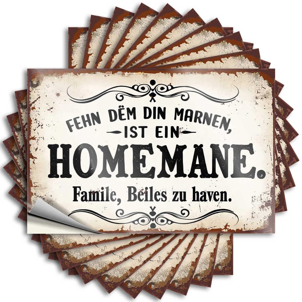 Boys Cover Lettering Sticker | Home Away from Home: A Cozy Haven for Family and Comfort Retro Durable Vinyl Sticker Easy Apply for Gamer(8X12CM)