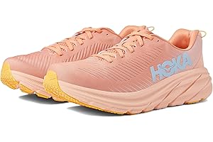 HOKA Rincon 3 Women's Road Running Shoes in Shell Coral/Peach Parfait (9.5 B)